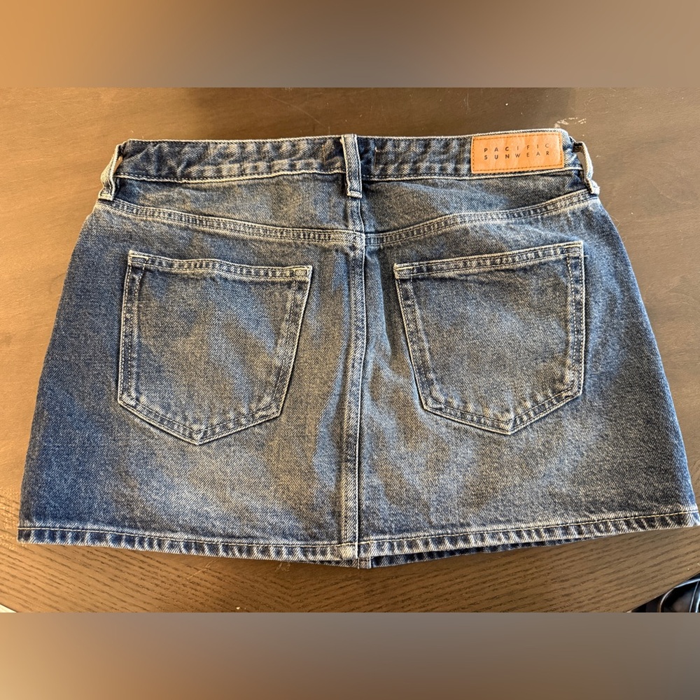 PacSun Blue Denim Mini Skirt